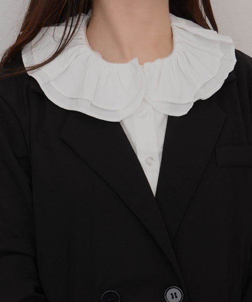 TONE SELECT GOODS つけ襟 付け襟 「resonance」フリルデザイン つけ襟