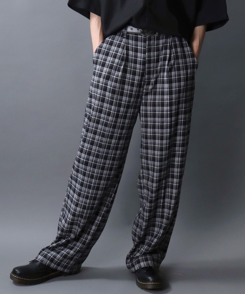 SITRY（シトリー） ワイドパンツ スラックス 2026SS新柄追加 1Tuck