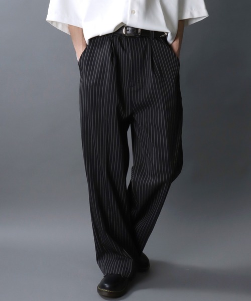 SITRY（シトリー） ワイドパンツ スラックス 2026SS新柄追加 1Tuck