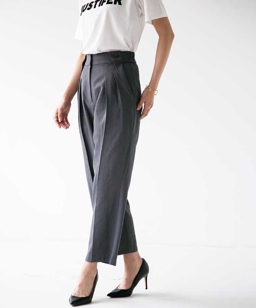 IENA スラックス リラックス テーパードパンツ レディース　新品タグ付き IENA｜イエナのスラックス（レディース）の公式通販｜BAYCREW'S