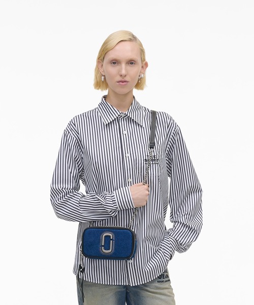 お気にいる MARC JACOBS SNAPSHOT CHAIN DENIM THE バッグ ショルダーバッグ バッグ