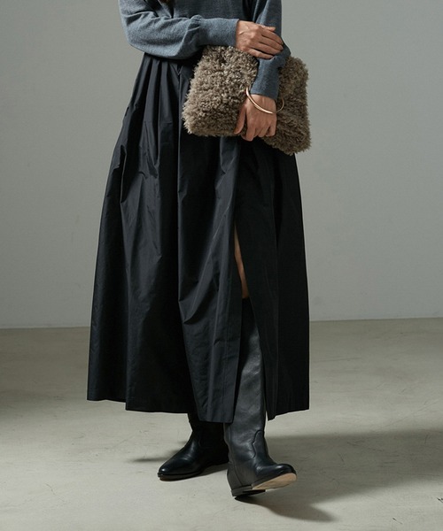 SALON adam et rope' スカート タフタフォルムスカート