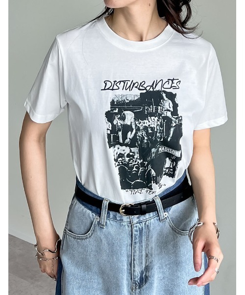 tシャツ 「接触冷感」ロゴT（CHANGE GEARS FOR THE NEW LIFE） レディース 接触冷感】【UV対策】ロゴプリントTシャツ A/C DESIGN BY ALPHA