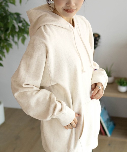 パーカー REVERSE WEAVE10oz  Hooded Sweatshirt/リバースウィーブ10オンスフーデッドスウェットシャツ レディース Champion パーカー REVERSE WEAVE10oz Hooded Sweatshirt