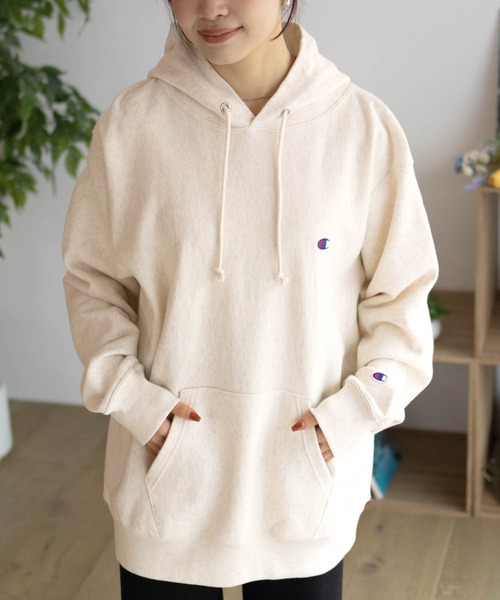 パーカー REVERSE WEAVE10oz  Hooded Sweatshirt/リバースウィーブ10オンスフーデッドスウェットシャツ レディース Champion パーカー REVERSE WEAVE10oz Hooded Sweatshirt