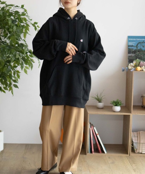 パーカー REVERSE WEAVE10oz  Hooded Sweatshirt/リバースウィーブ10オンスフーデッドスウェットシャツ レディース Champion パーカー REVERSE WEAVE10oz Hooded Sweatshirt