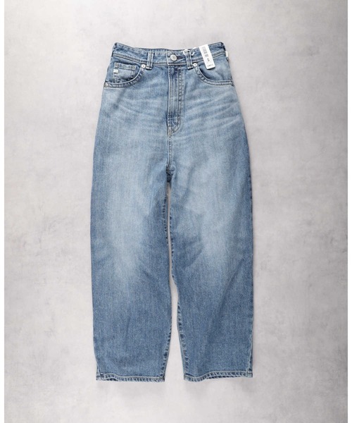 Katie JEANS ハイライズパンツ　デニム　ジーンズ　インディゴ　Sサイズ SOMETHING ジーンズ デニム デニムパンツ 「SOMETHING」「HANA