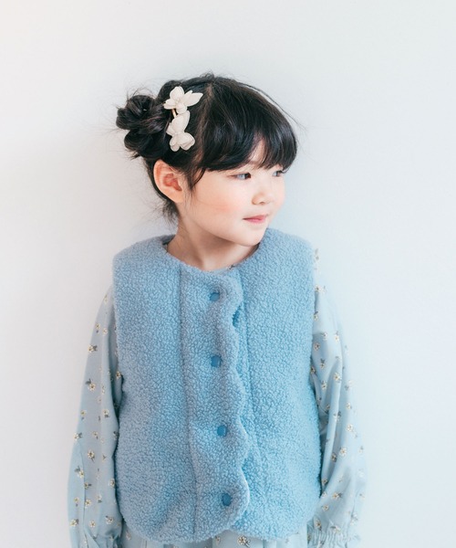 coto cotte（コトコット） ベスト スカラップ ボア ベスト キッズ 子供