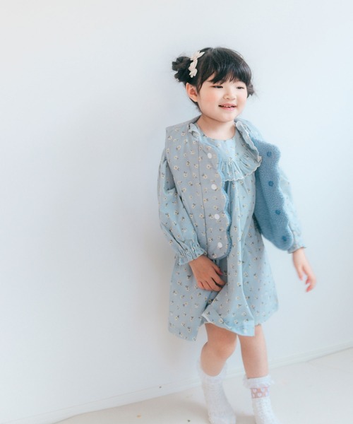 coto cotte（コトコット） ベスト スカラップ ボア ベスト キッズ 子供