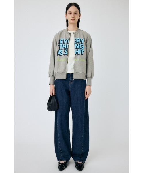 トレーナー スウェット PU ZIPPERED プルオーバー レディース MOUSSY トレーナー スウェット PU ZIPPERED プルオーバー