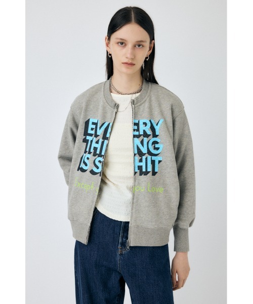 トレーナー スウェット PU ZIPPERED プルオーバー レディース MOUSSY トレーナー スウェット PU ZIPPERED プルオーバー