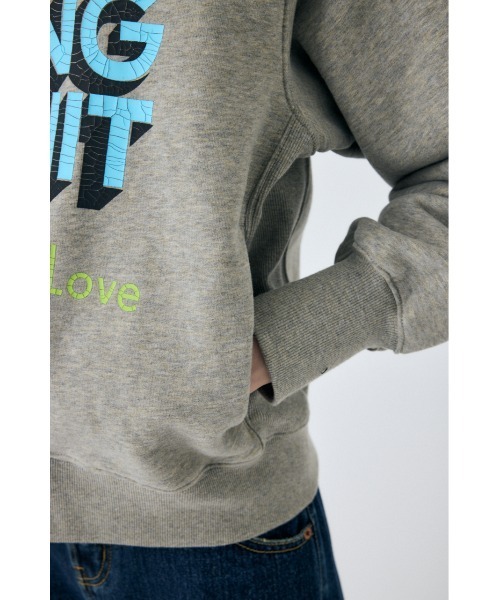 トレーナー スウェット PU ZIPPERED プルオーバー レディース MOUSSY トレーナー スウェット PU ZIPPERED プルオーバー