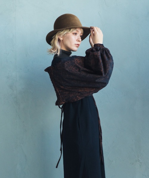 帽子 ハット 「別注」PETIT by ORIENT MILLINERY x ANTHONY PETO - フランス製ラビットフェルトクロッシェ
