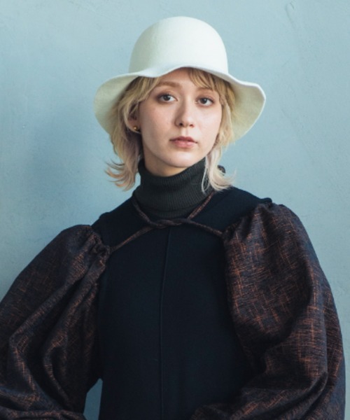 帽子 ハット 「別注」PETIT by ORIENT MILLINERY x ANTHONY PETO - フランス製ラビットフェルトクロッシェ