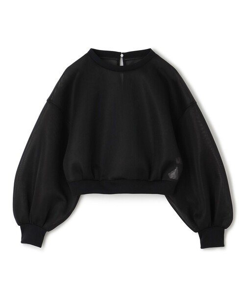 ブラウス シャツ シアー ラッセル トップス（uncrave WHITE） レディース uncrave ブラウス シャツ シアー ラッセル トップス（uncrave
