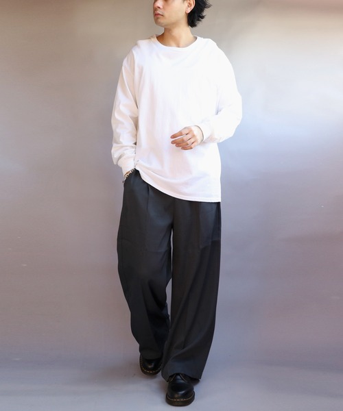 8 スラックス カラーワイドパンツ メンズ レディース : ZOZOTOWN