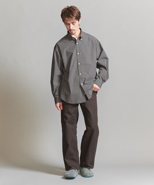 BEAUTY&YOUTH UNITED ARROWS チェックシャツ BEAUTY&YOUTH UNITED ARROWS｜麻コットン チェック シャツ