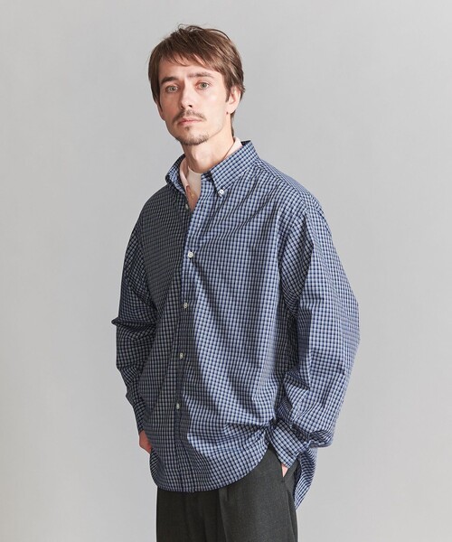 BEAUTY＆YOUTH UNITED ARROWS シャツ ミニチェック ボタンダウン