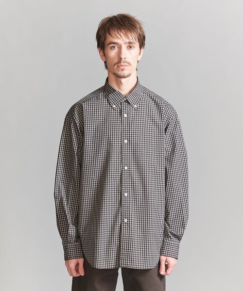 BEAUTY＆YOUTH UNITED ARROWS シャツ ミニチェック ボタンダウン