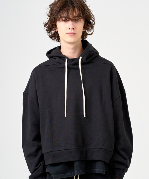 【値下げ】androp パーカー M ブラック ANDRAP パーカー ANDRAP/アンドラップ/PULLOVER PK/プルオーバー