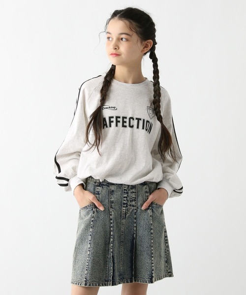 チロスケページ GLOBAL WORK tシャツ ヘビロッTEEドロスト長袖/311574 キッズ