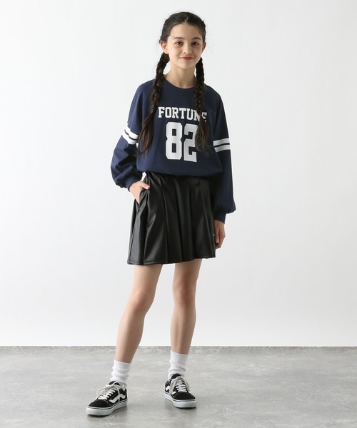 GLOBAL WORK tシャツ ヘビロッTEEドロスト長袖/311574 キッズ