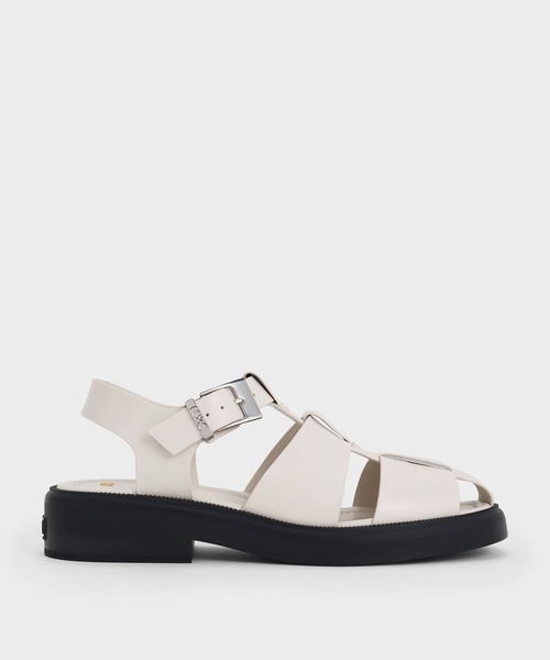 CHARLES ＆ KEITH（チャールズ&キース） サンダル レザー ケージ