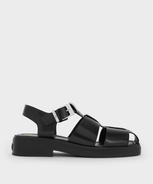CHARLES ＆ KEITH（チャールズ&キース） サンダル レザー ケージ