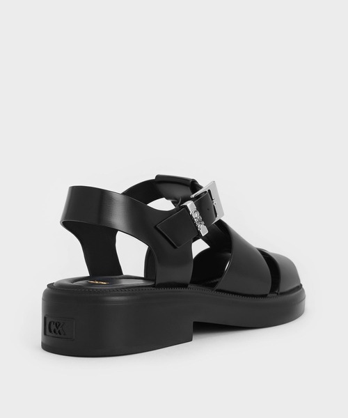 CHARLES ＆ KEITH（チャールズ&キース） サンダル レザー ケージ