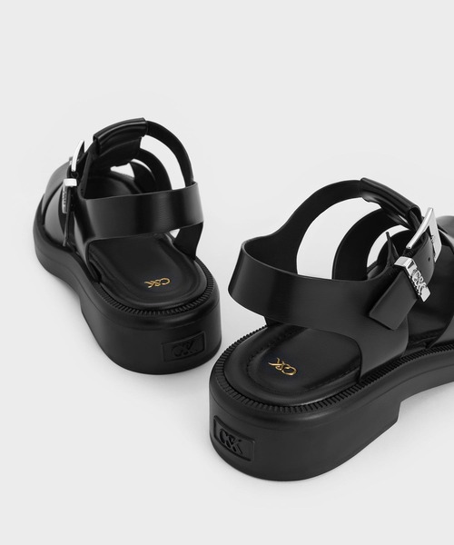 CHARLES ＆ KEITH（チャールズ&キース） サンダル レザー ケージ