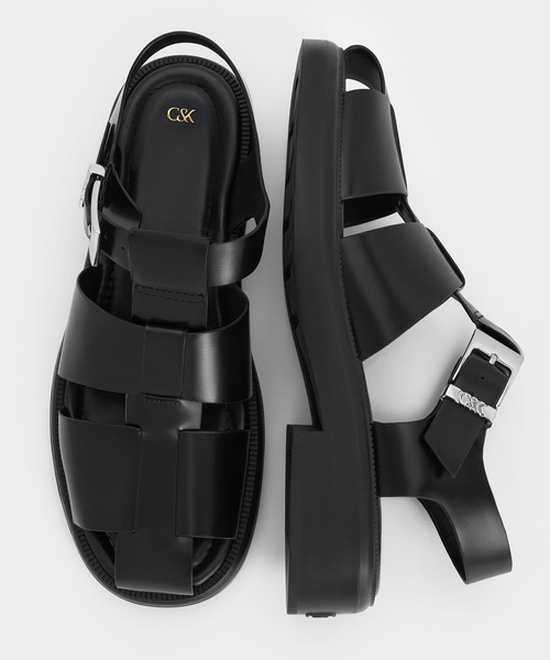 CHARLES ＆ KEITH（チャールズ&キース） サンダル レザー ケージ
