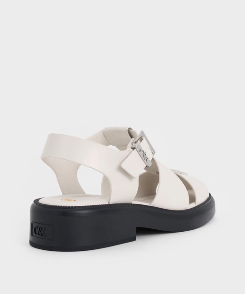 CHARLES ＆ KEITH（チャールズ&キース） サンダル レザー ケージ