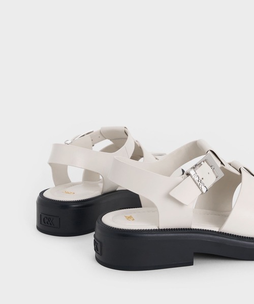 CHARLES ＆ KEITH（チャールズ&キース） サンダル レザー ケージ