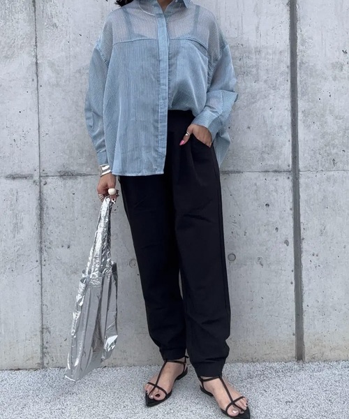 パンツ タック入りジョガーパンツ レディース : ZOZOTOWN Yahoo