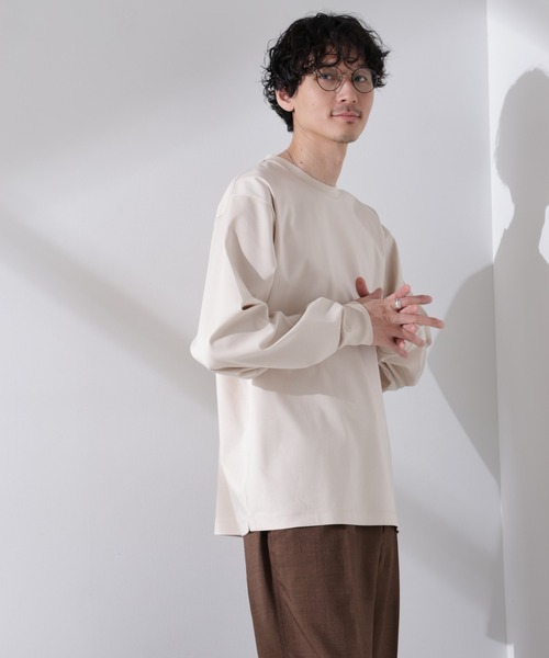 アンチスメルVネックTシャツ 長袖