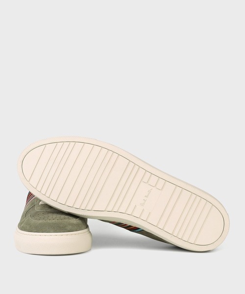 スニーカー “Signature Stripe” レザー スニーカー「150804 FERM」 メンズの画像