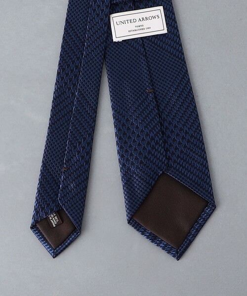 UNITED ARROWS ネクタイ ビッグ グレンチェック ジャガード