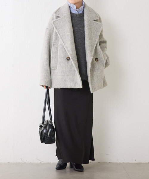 「COLLAGE GALLARDAGALANTE」 チェスターコート FREE ベージュ レディース_画像2