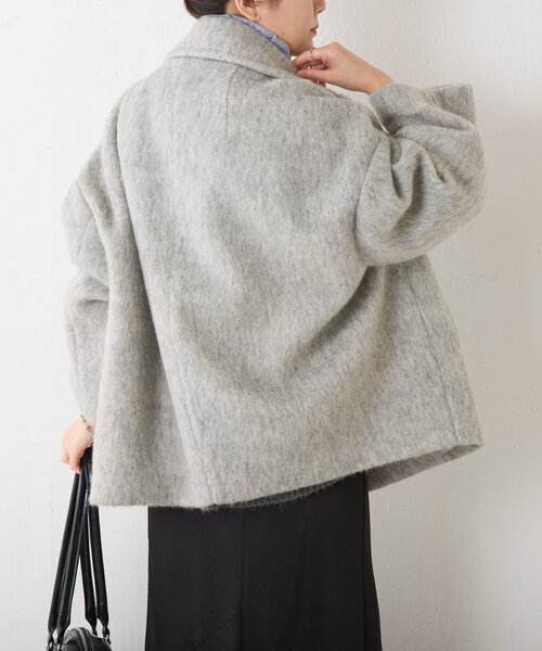 「COLLAGE GALLARDAGALANTE」 チェスターコート FREE ベージュ レディース_画像4