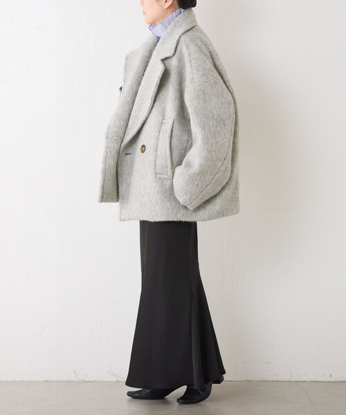 「COLLAGE GALLARDAGALANTE」 チェスターコート FREE ベージュ レディース_画像6