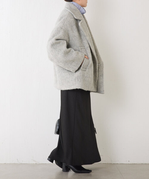 「COLLAGE GALLARDAGALANTE」 チェスターコート FREE ベージュ レディース_画像8