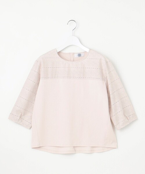 tシャツ 「洗える」スムースジャージー 刺繍 カットソー レディース tシャツ 「洗える」スムースジャージー 刺繍 カットソー