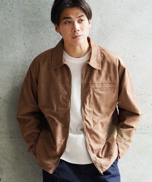 JIGGYS SHOP（ジギーズショップ） ブルゾン アウター スウェードタッチ