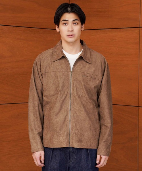 JIGGYS SHOP（ジギーズショップ） ブルゾン アウター スウェードタッチ