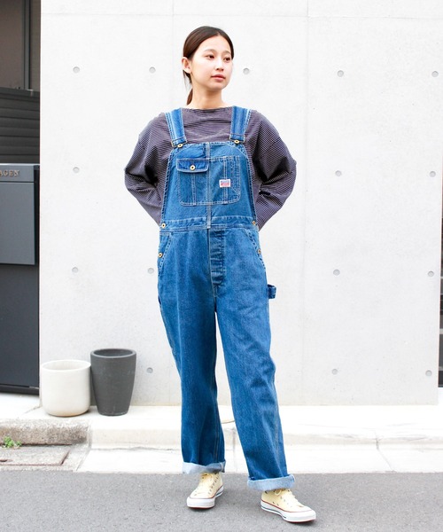 Penney's ダークブルー デニムオーバーオール PENNEYS オーバーオール サロペット PENNEY'S / ペニーズ 10oz