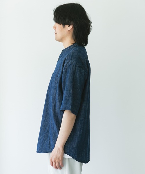 デニムショートスリーブシャツ ショートスリーブ シャツ（デニム） ブルー - LOEWE