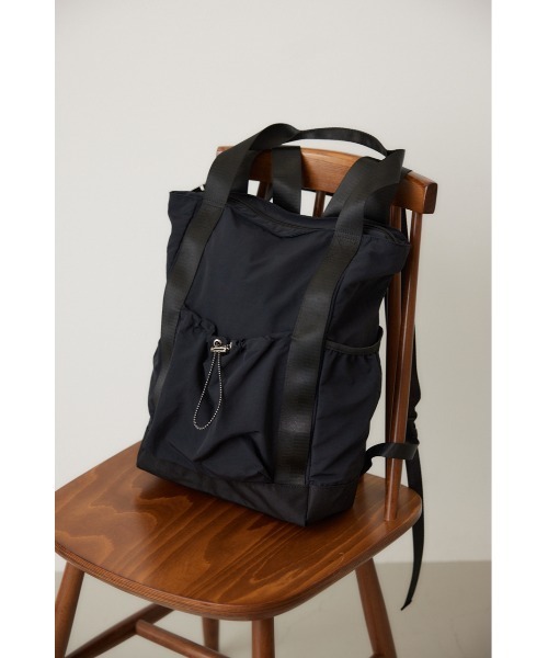 人気　新品　黒　crie conforto ナイロン2WAYリュック crie conforto | ナイロン2WAYリュック (すべて ) |SHEL'TTER
