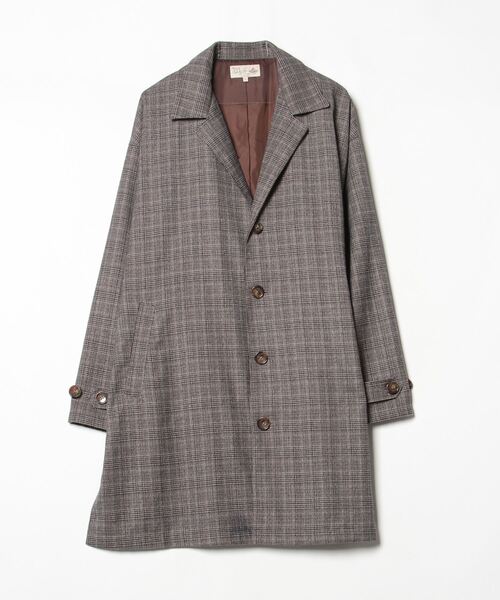 DUFFER ダファー トレンチコート ステンカラーコート L~XL グレー