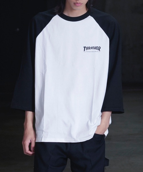 THRASHER（スラッシャー） tシャツ RAGLAN 3/4 SLEEVE T-SHIRTS