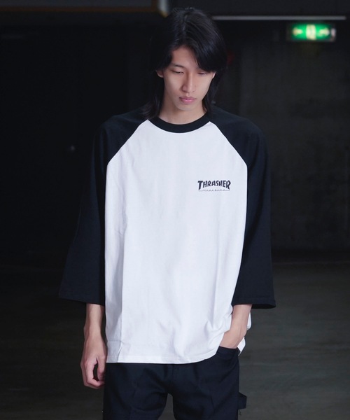 THRASHER（スラッシャー） tシャツ RAGLAN 3/4 SLEEVE T-SHIRTS